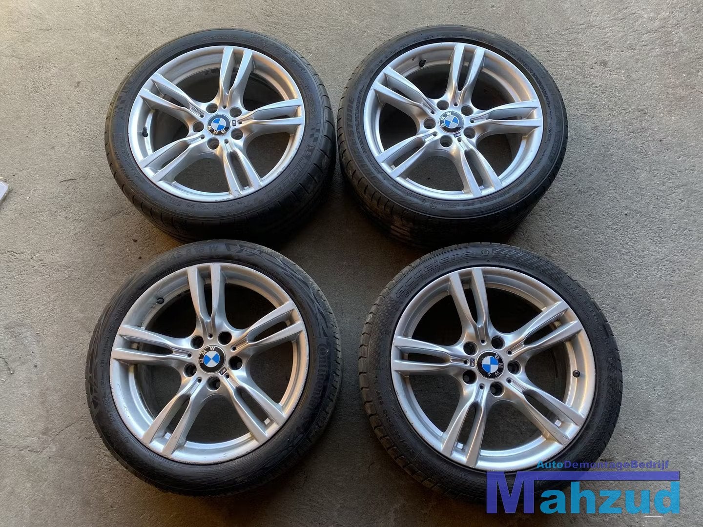 BMW F30 F80 M velgen breedset banden 18 inch 5X120, Petuelring 130
80788  Munich, DE, Gebruikt, Info@bmw.de, Ophalen of Verzenden