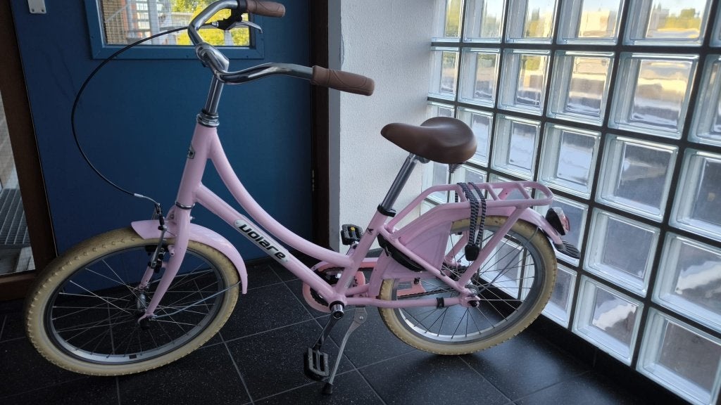 Roze Volare kinderfiets 16 inch, Fietsen en Brommers, Ophalen, Terugtraprem, Volare, 16 tot 20 inch