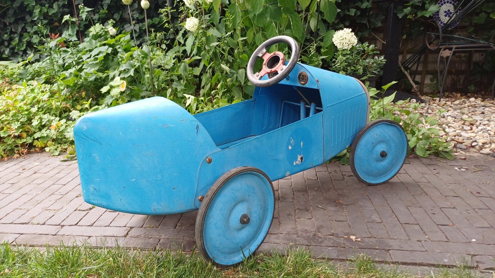🚙 Bugatti trapauto 🚙 voor verzamelaar / mancave, zeldzaam, Antiek en Kunst, Ophalen