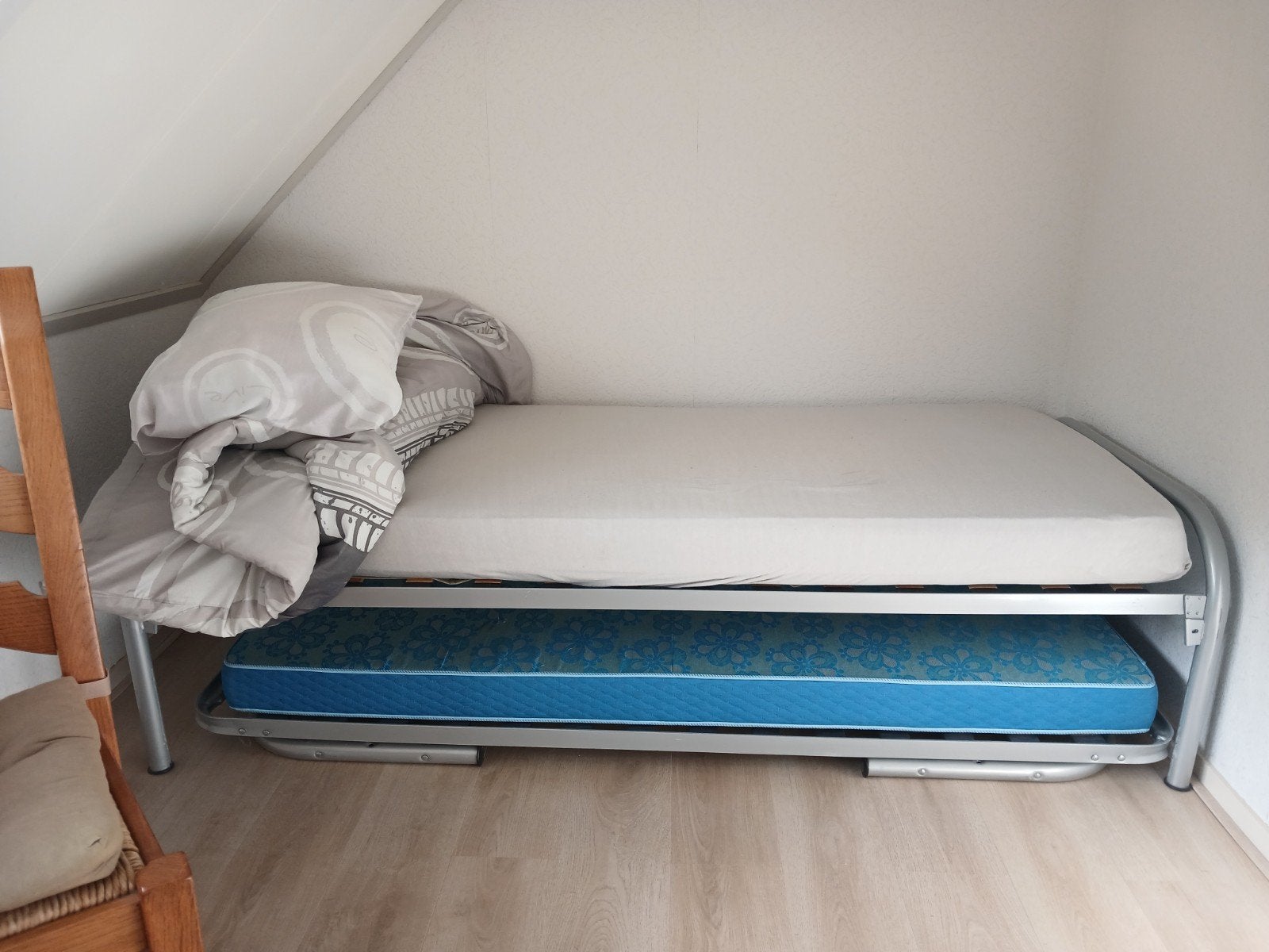 bedden, Ophalen, Eenpersoons, Metaal, 90 cm
