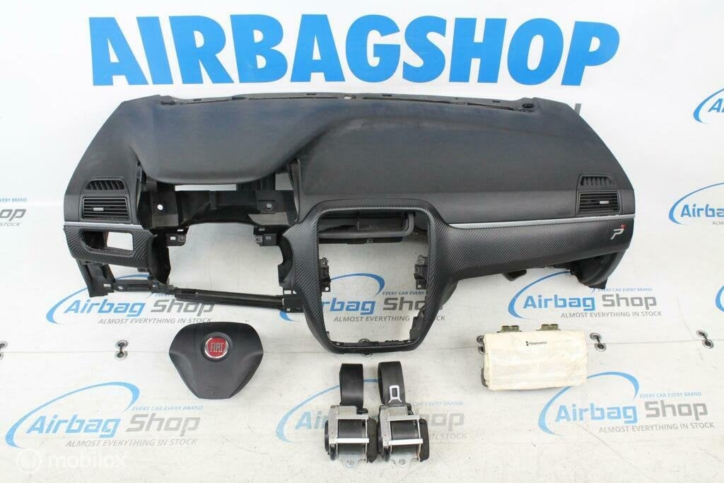 Airbag set - Dashboard zwart Fiat Grande Punto (2005-2018), Gebruikt, Ophalen of Verzenden