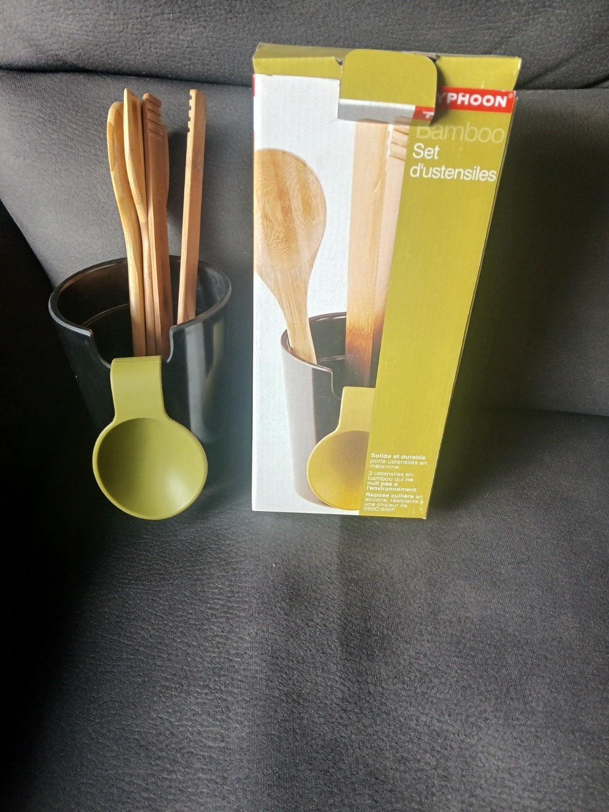 PHOON Bamboe Keukengerei Set met Houder, Overige typen, Hout, Nieuw, Ophalen of Verzenden