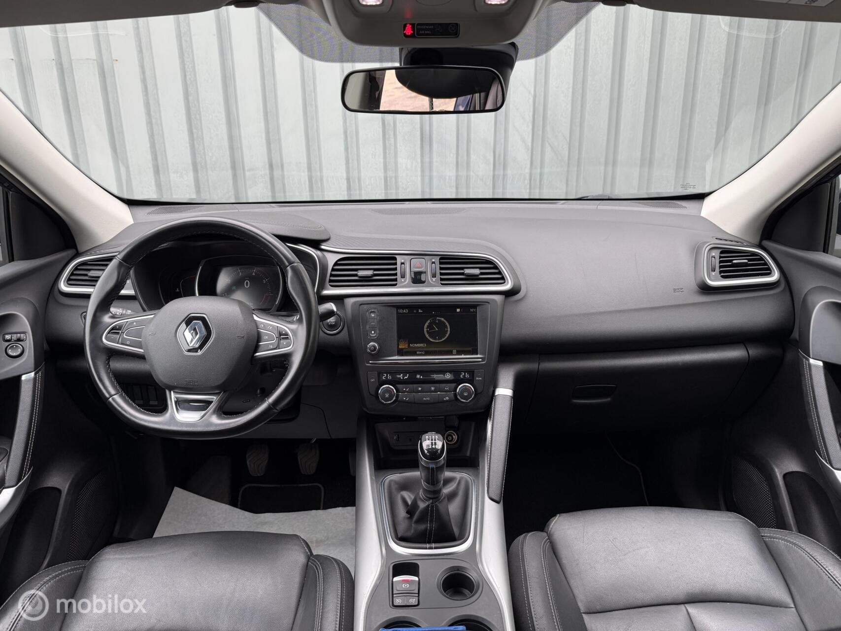 Renault Kadjar 1.2 TCe | Leder | Elek. stoel | Camera, Auto's, Voorwielaandrijving, Kadjar, 4 cilinders, Blauw