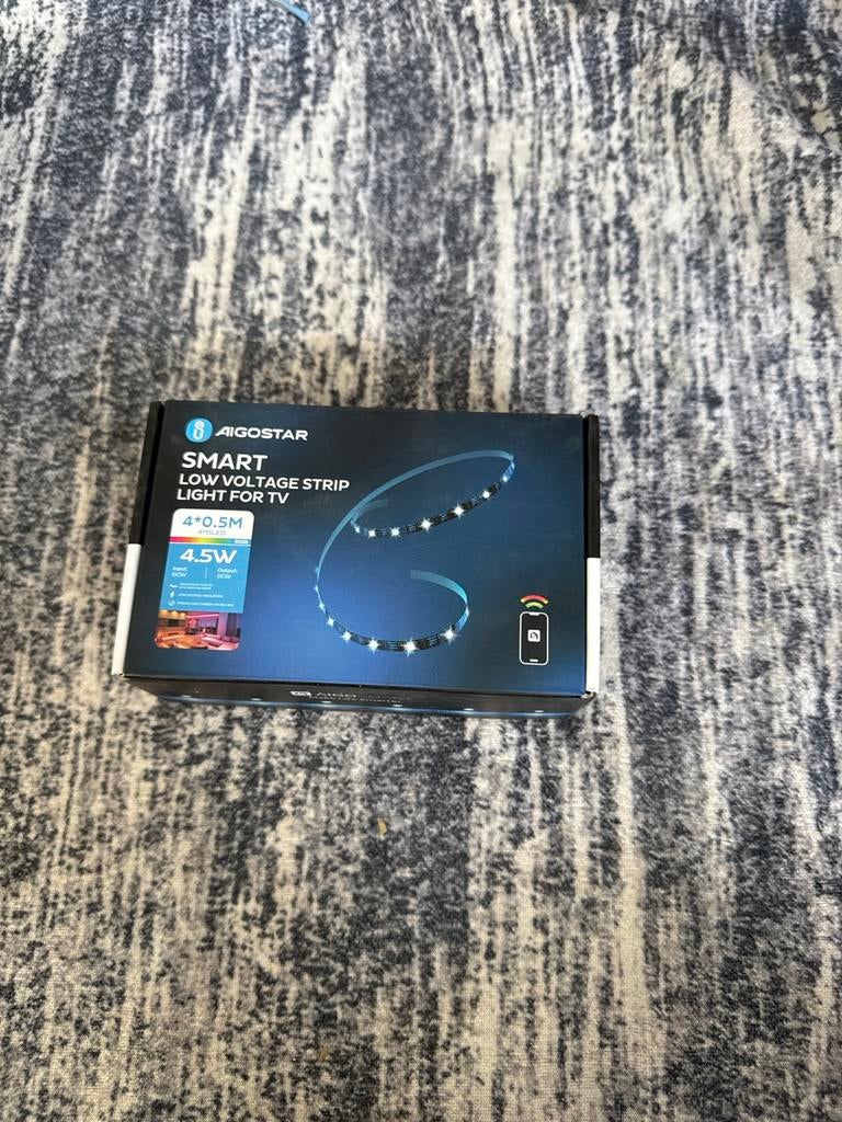 Aigostar Smart Low Voltage LED Strip voor TV - 4x0.5M RGB, Ophalen of Verzenden, Nieuw