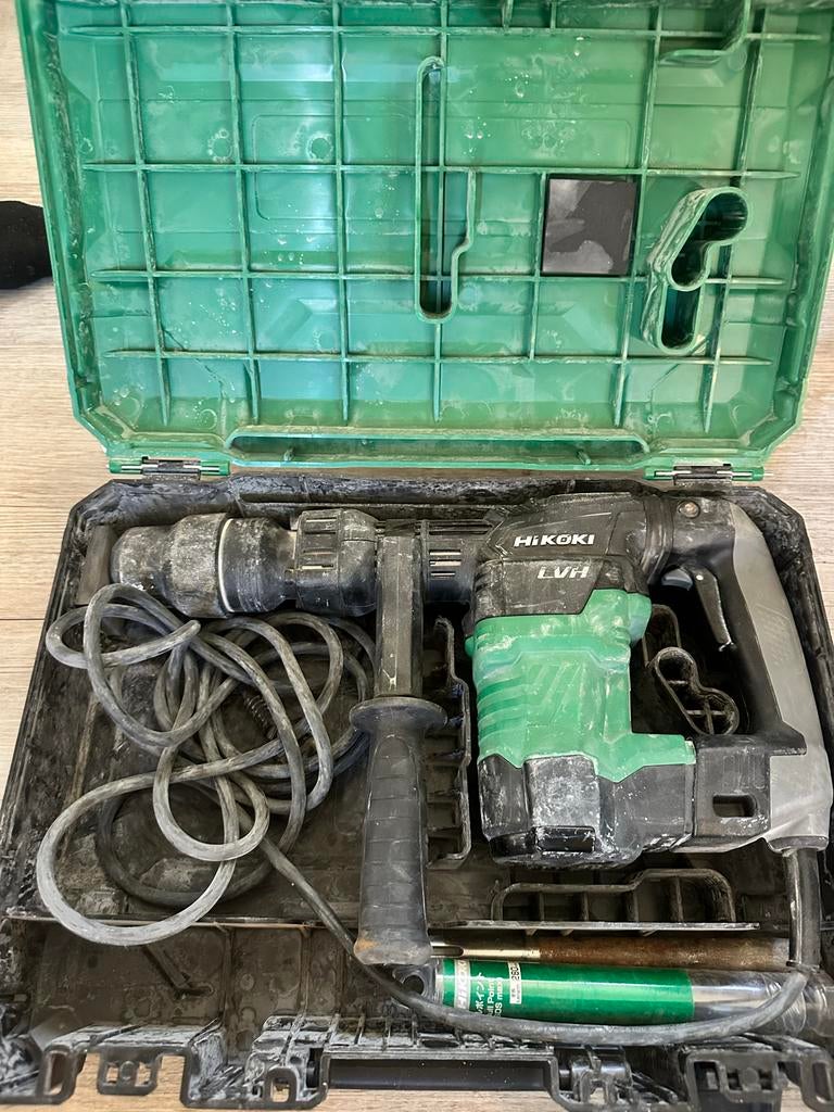 HIKOKI H41MB2 Demolition Hammer - Gebruikt, Ophalen of Verzenden, Gebruikt, 600 watt of meer, Boor- en/of Breekhamer