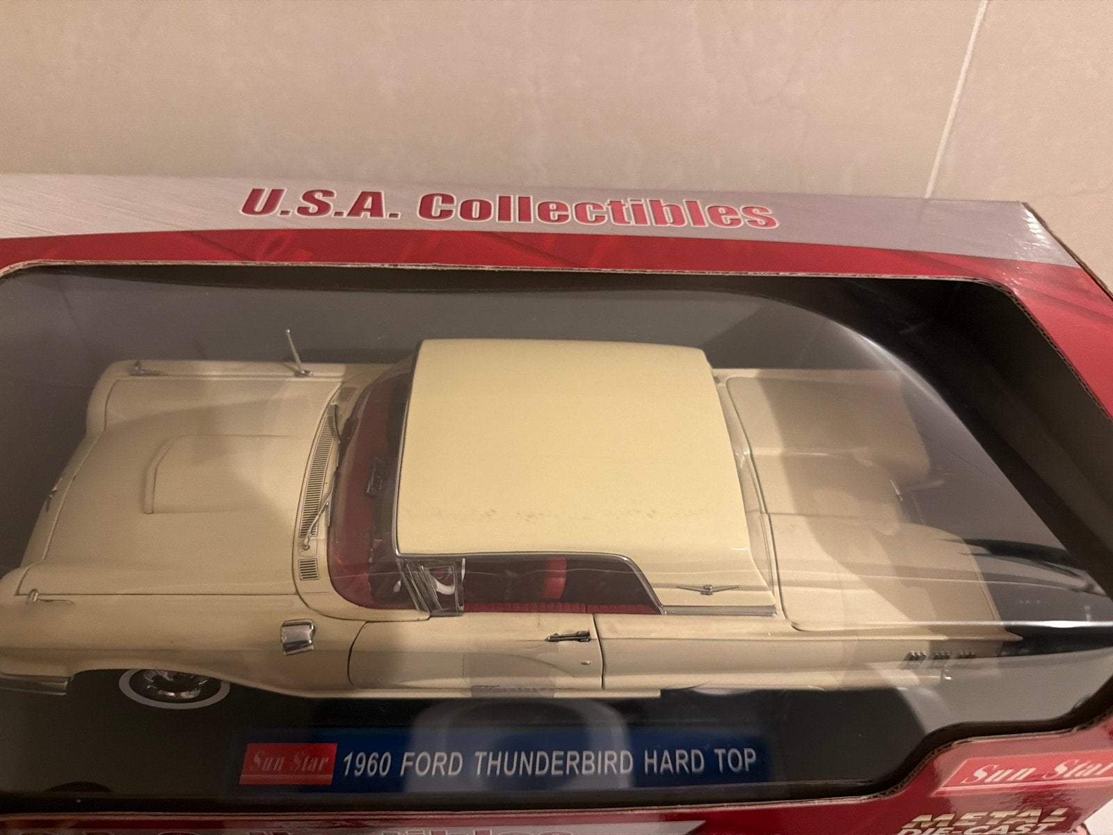 Sun Star 1/18 1960 Ford Thunderbird  Nieuw, Auto, Nieuw, Ophalen of Verzenden, X