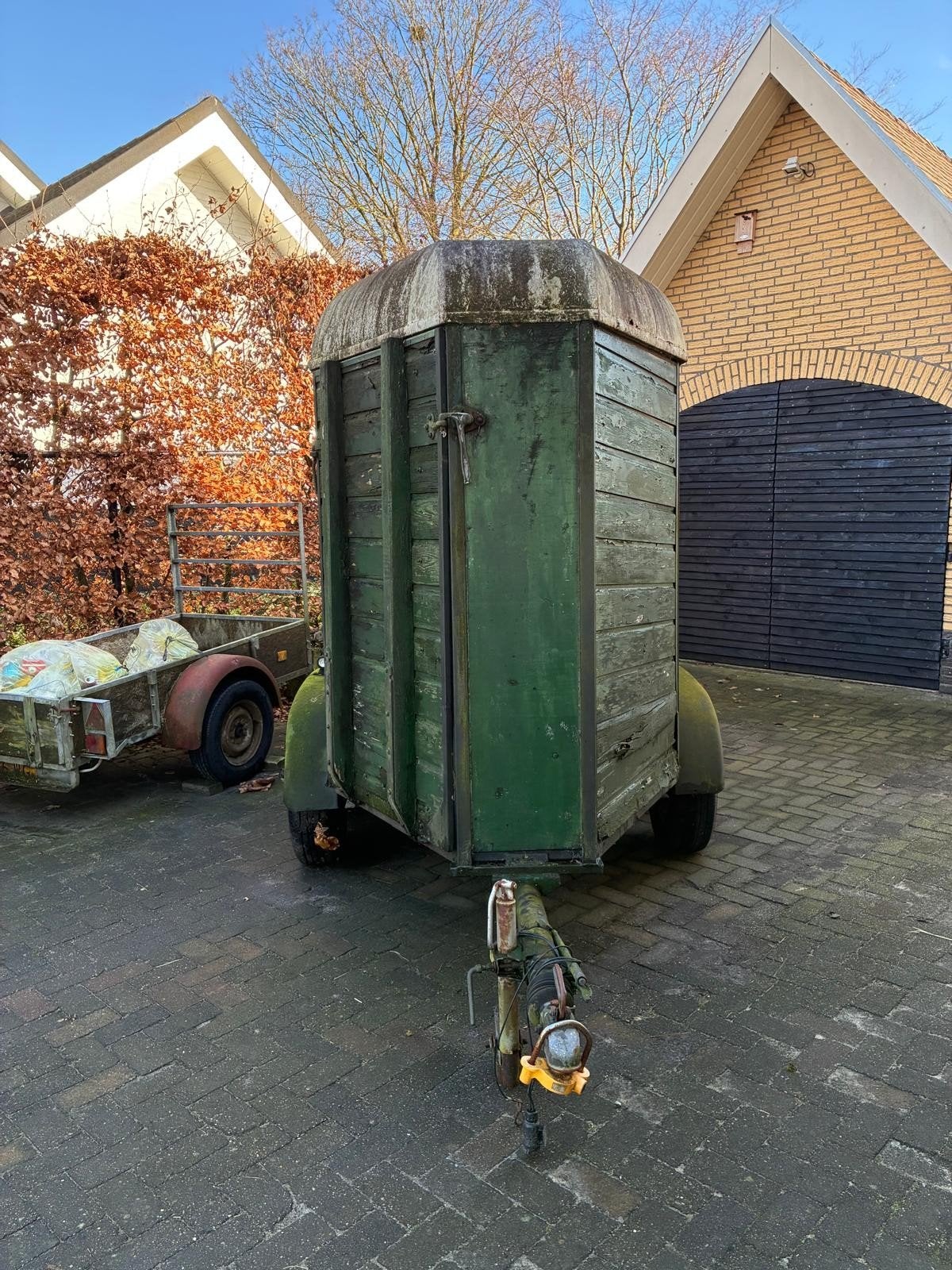 Pony/klein vee trailer OPKNAPPER, Ophalen, Gebruikt, Hout, Overige typen