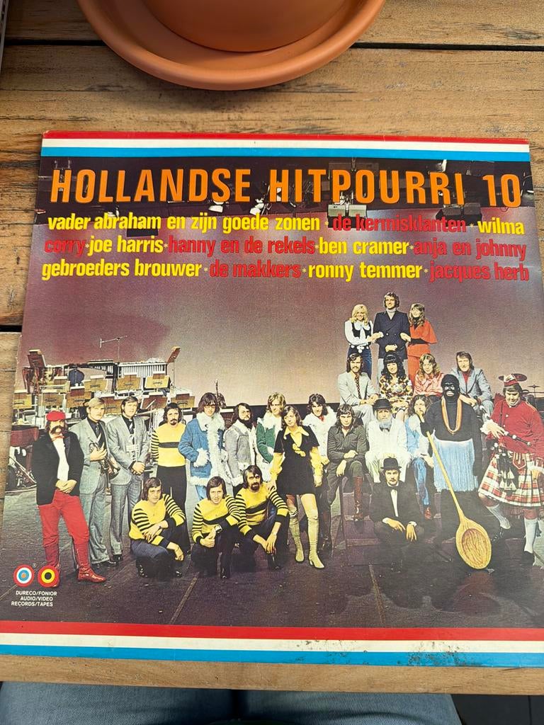 Hollandse Hitpourri 10 - Diverse Artiesten LP, Gebruikt, Ophalen of Verzenden, 1970 - 1979, Levenslied of Smartlap