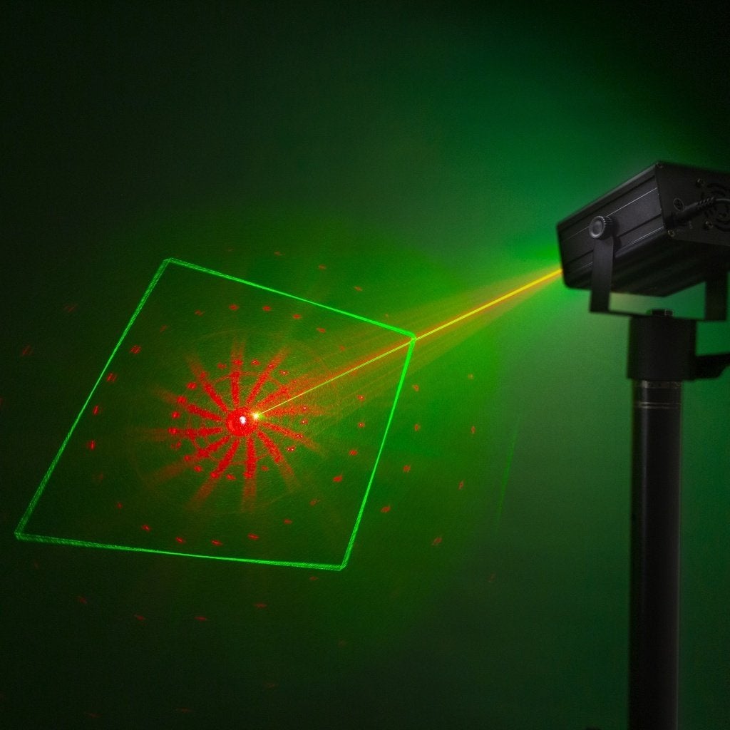 Laser Acrux quatro, 4-voudige laser, Beamz, Geluidgestuurd, Verzenden, Nieuw, Laser