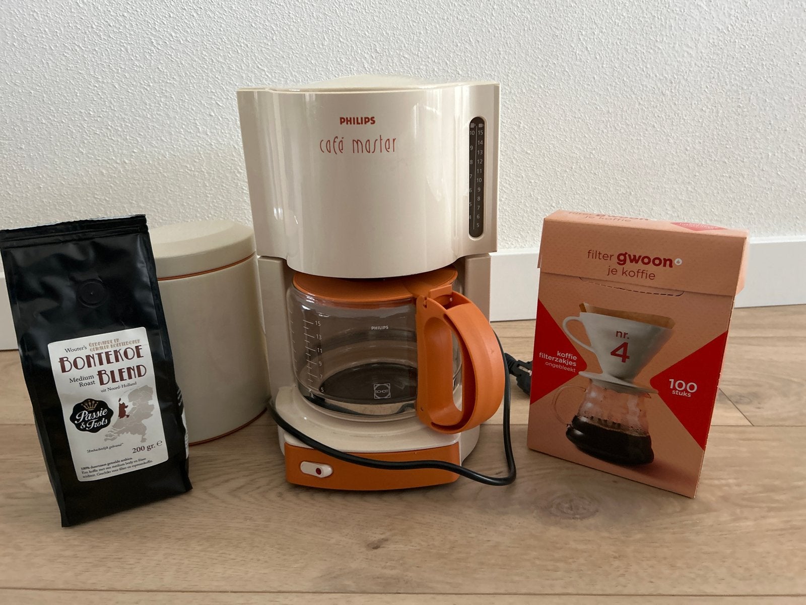 Philips Café Master Koffiezetapparaat met accessoires, Witgoed en Apparatuur, Ophalen, Gebruikt, Koffiemachine, Gemalen koffie