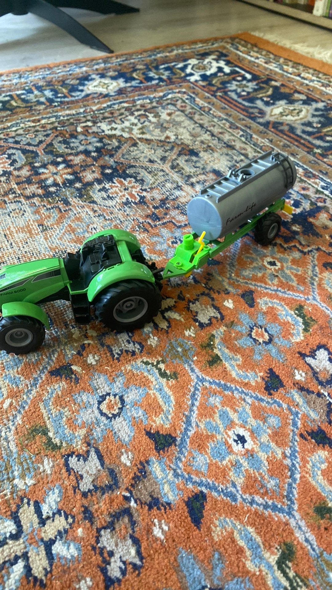 Groene metalen tractor, Ophalen, Zo goed als nieuw