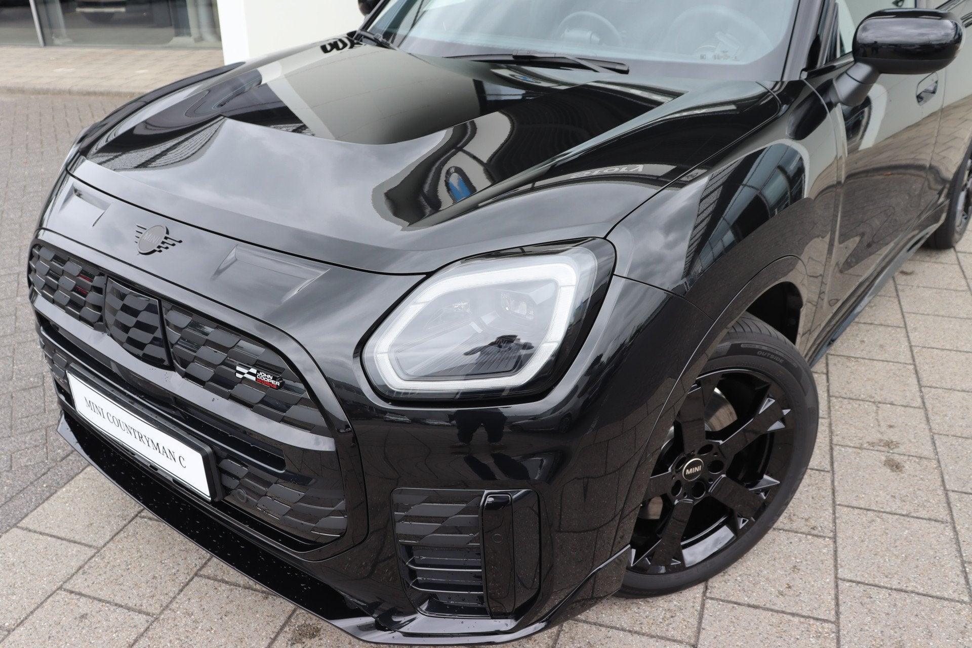 MINI Countryman SE ALL4 / John Cooper Works / Pakket S / 19", Auto's, Automaat, Zwart, Countryman, Leder en Stof