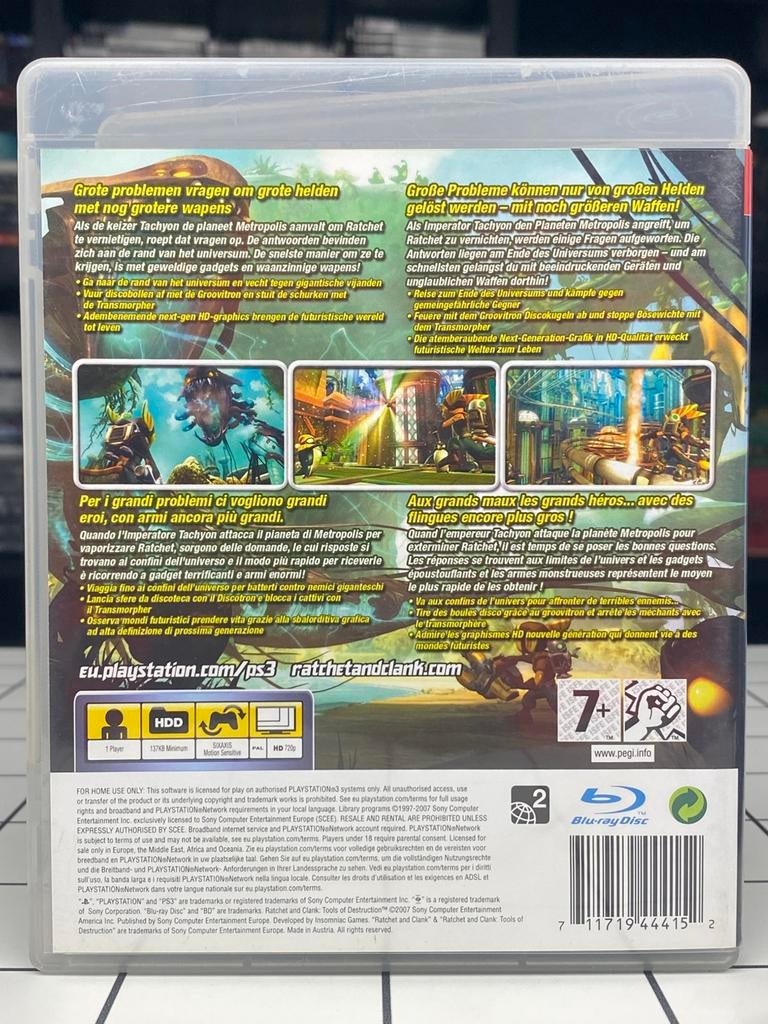 Ratchet & Clank Tools of Destruction - PS3 PlayStation 3, Spelcomputers en Games, Games | Sony PlayStation 3, Avontuur en Actie