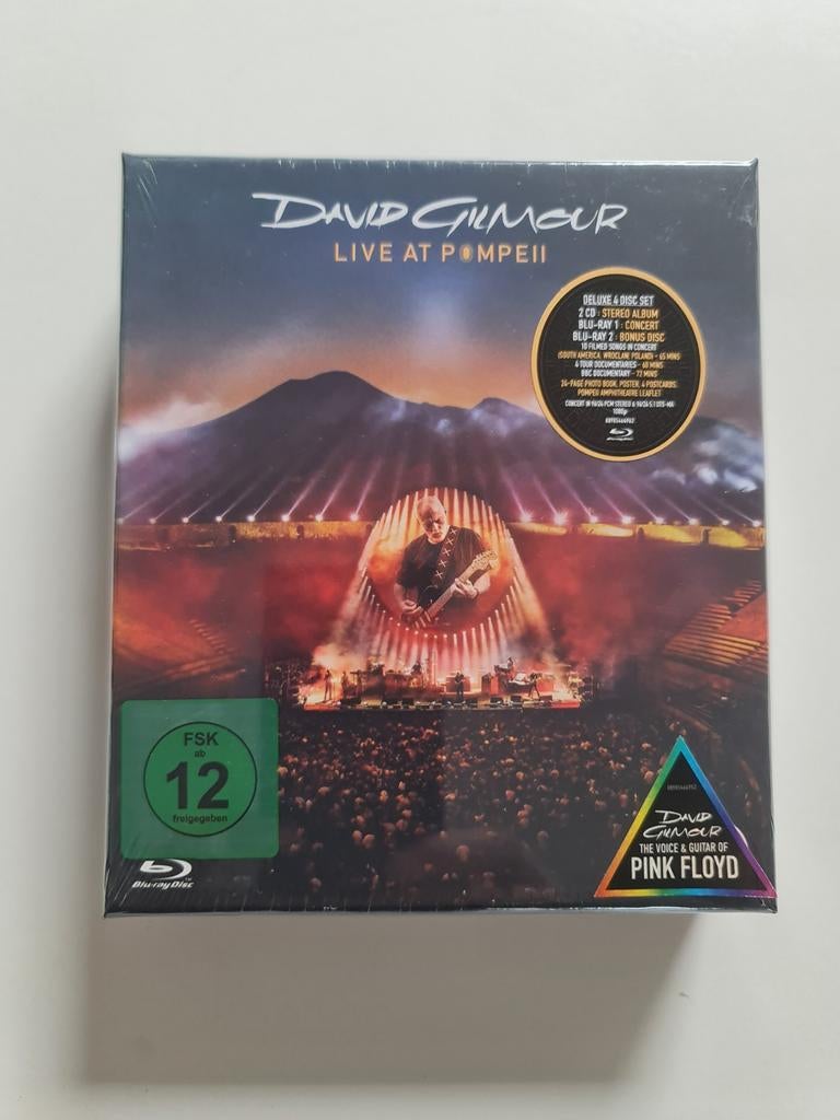 David Gilmour - Live at Pompeii (Deluxe 4-Disc Boxset), Cd's en Dvd's, Blu-ray, Nieuw in verpakking, Muziek en Concerten, Boxset