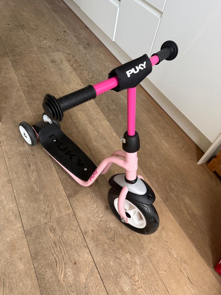 Puky R1 kinderstep roze – zo goed als nieuw, Ophalen, Zo goed als nieuw, Gewone step, Puky