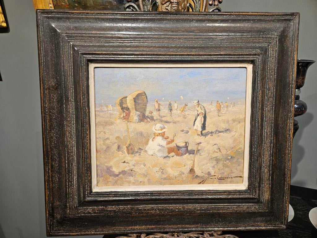 Schilderij Joop van Leeuwen, Ophalen