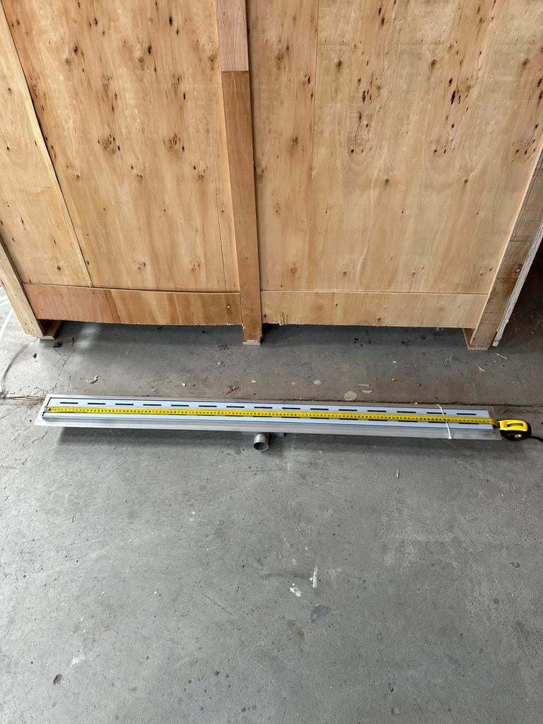 RVS Afvoergoot - 120 cm - NIEUW! Badkamer douche, 3257LD, Nieuw, Ophalen of Verzenden, Info@avgmechatronics.nl