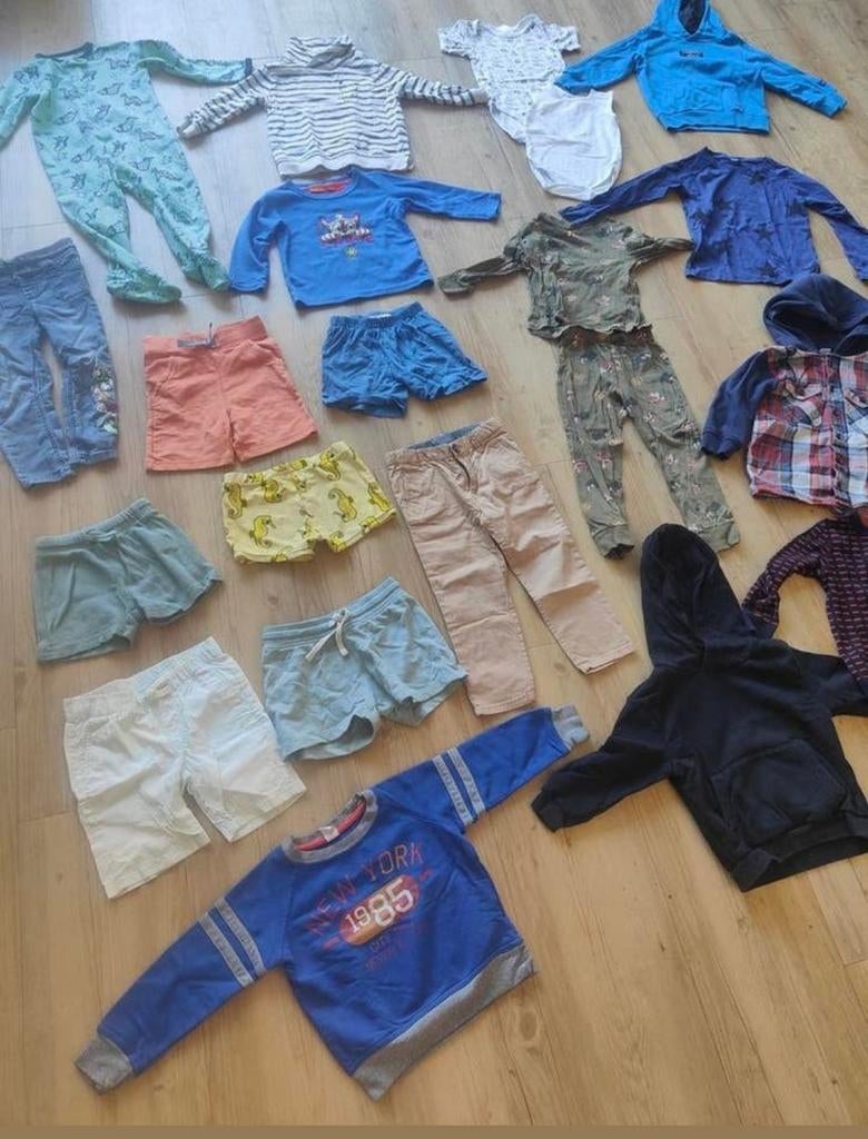 21 delig Zomer kledingpakket jongen maat 98 104 onesie zwem, Kinderen en Baby's, Kinderkleding | Maat 98, Ophalen of Verzenden