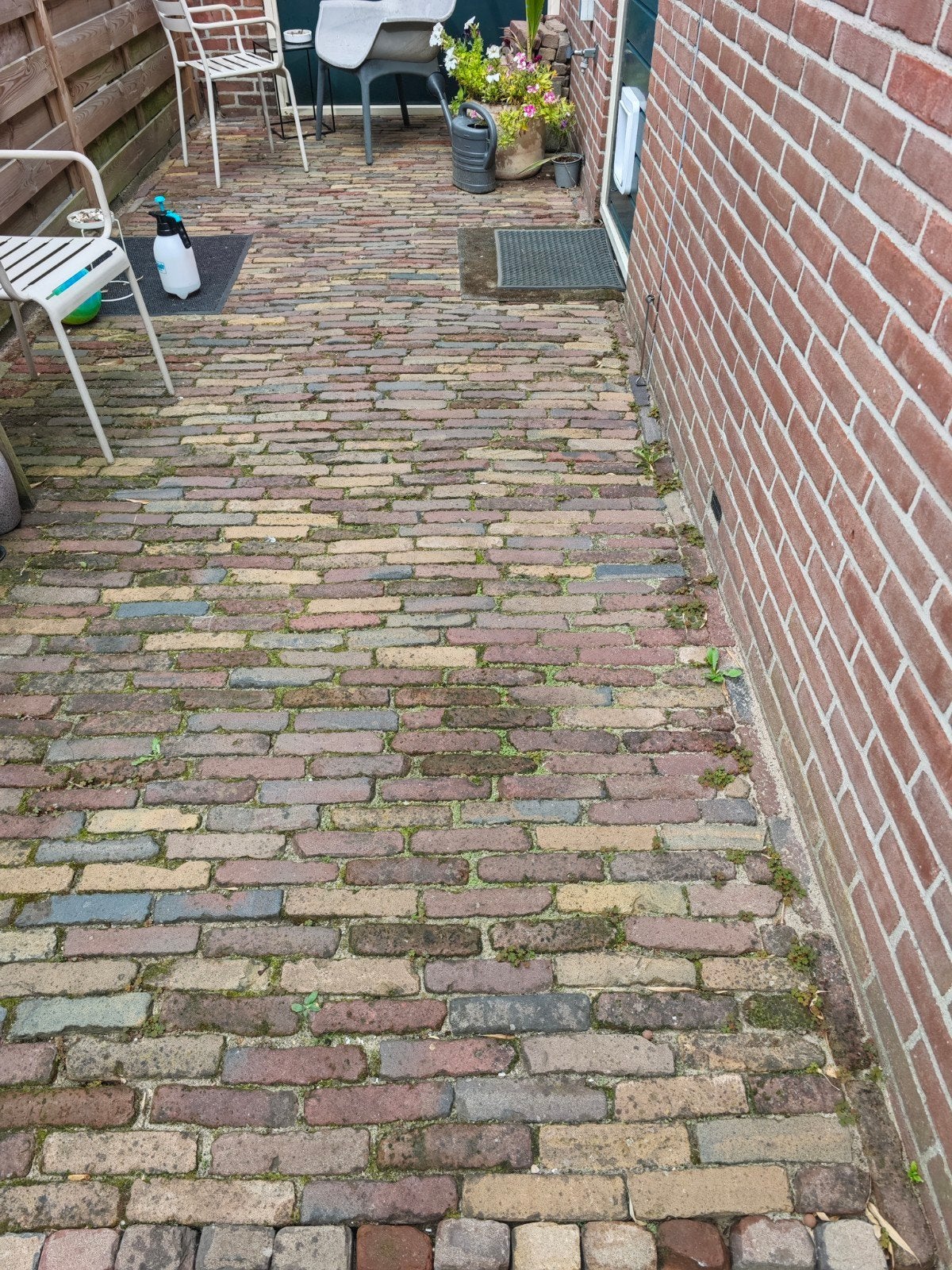 Oud gebakken klinkers 25m2, Ophalen, Overige materialen, Gebruikt, Klinkers