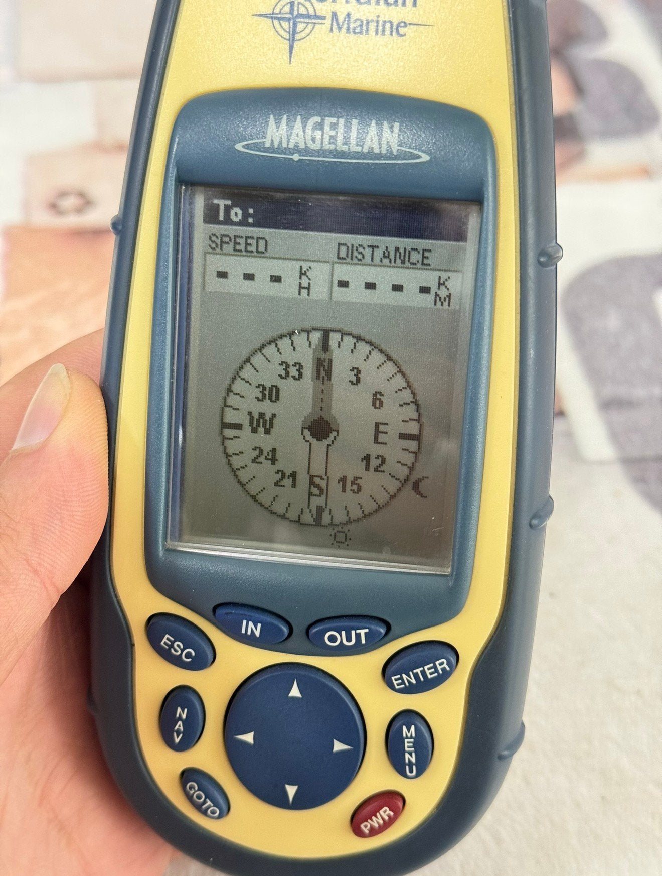 Magellan Meridian Gold Marine GPS Hiking Navi computer, Sport en Fitness, Bergsport en Wandelen, Zo goed als nieuw, Navigatie of Gps