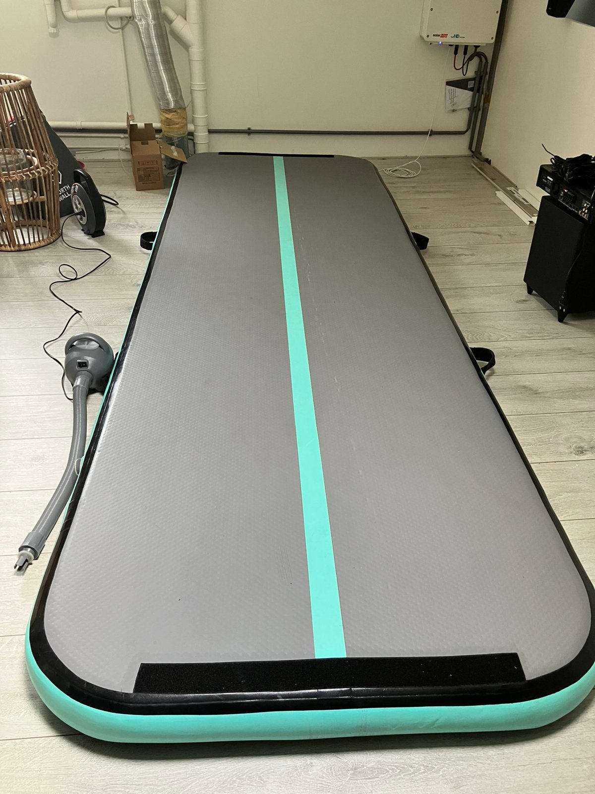Airtrack, Sport en Fitness, Turnen, Kindermaat 122 t/m 140, Ophalen, Zo goed als nieuw, Materiaal