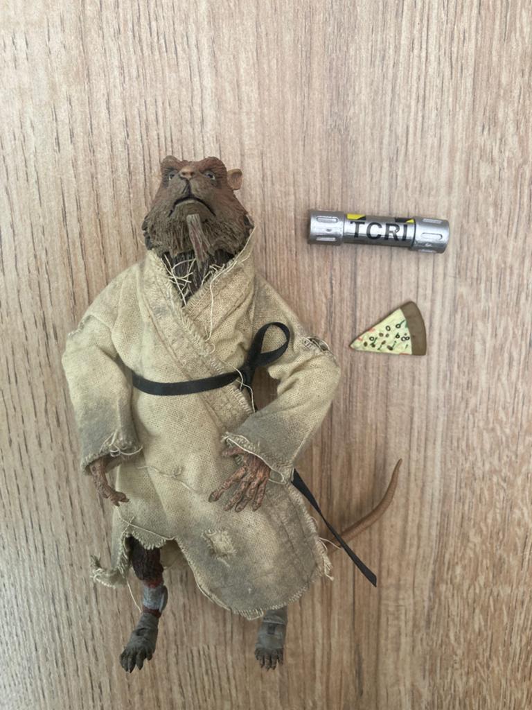 Ninja turtles neca splinter, Verzenden, Zo goed als nieuw