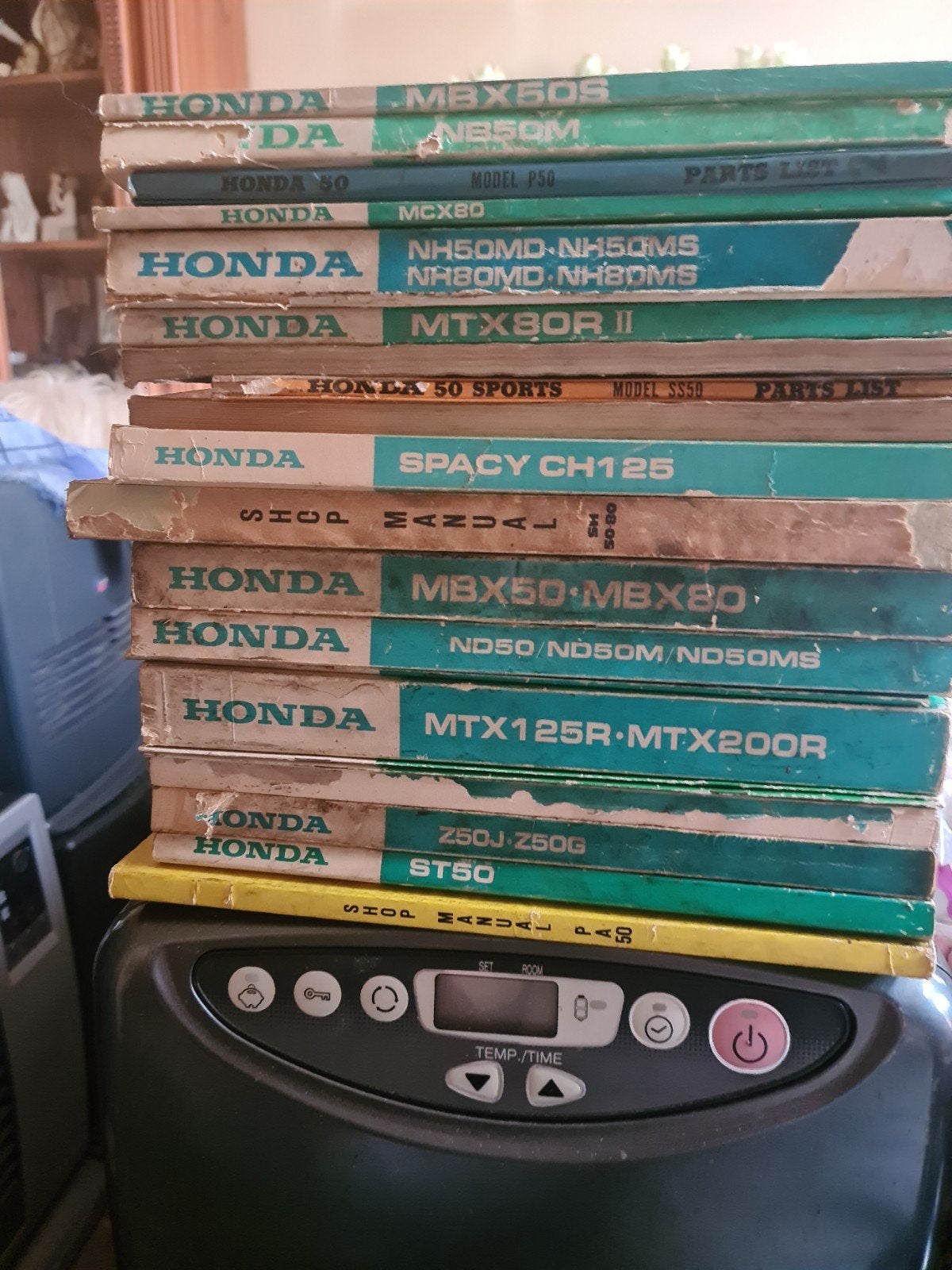 Honda Werkplaatshandboeken en Onderdelenlijsten, Motoren, Ophalen, Honda