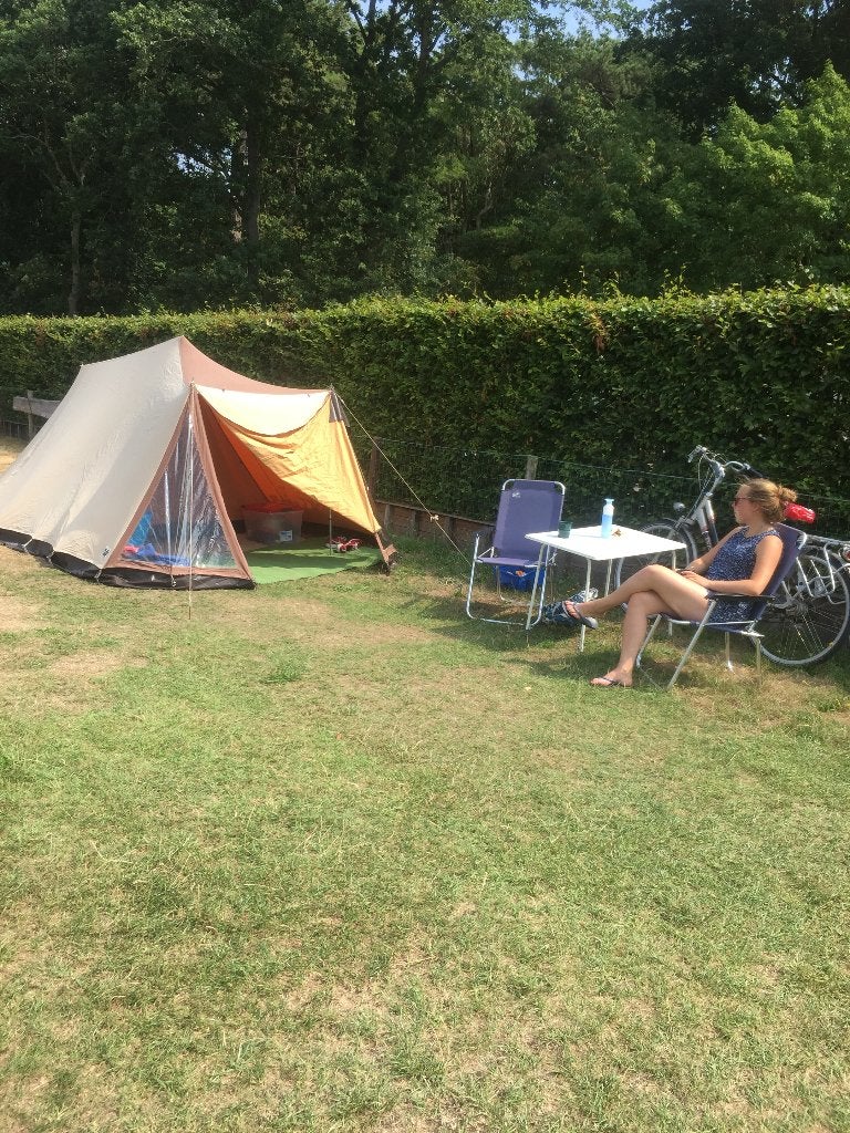 Walker tent ruim 2 personen, Caravans en Kamperen, Tenten, Ophalen, Gebruikt, Tot en met 2