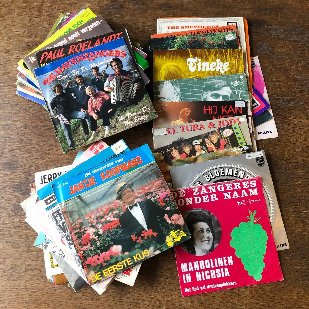 Partij van 65 Nederlandstalige / piraten singles, Ophalen of Verzenden, Gebruikt, 7 inch, Nederlandstalig