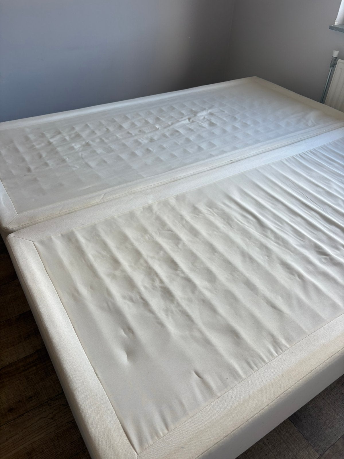 2 boxspring Ikea, Gebruikt, 90 cm, Eenpersoons, Ophalen of Verzenden