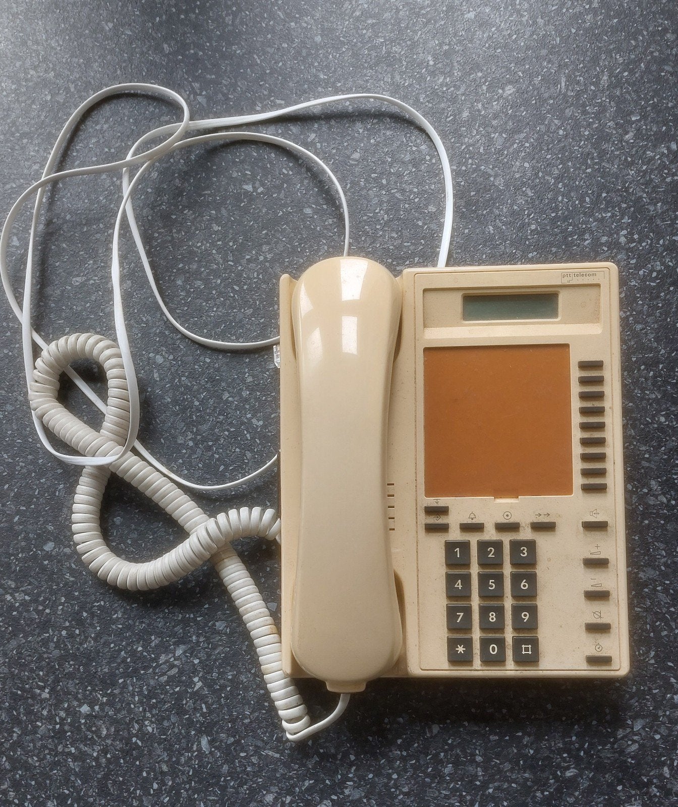 Vintage PTT Telecom Palermo 18 HV Telefoon, Ophalen of Verzenden, Gebruikt