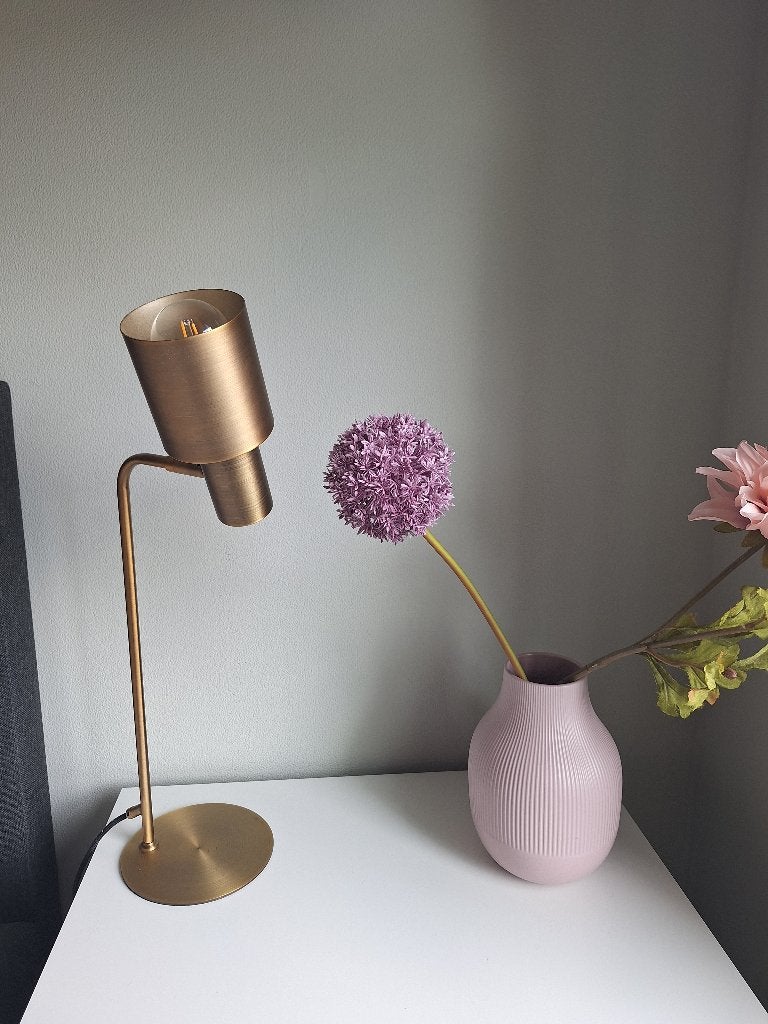 Karwei lampen nordin tafel en vloer, Ophalen, Zo goed als nieuw, Metaal