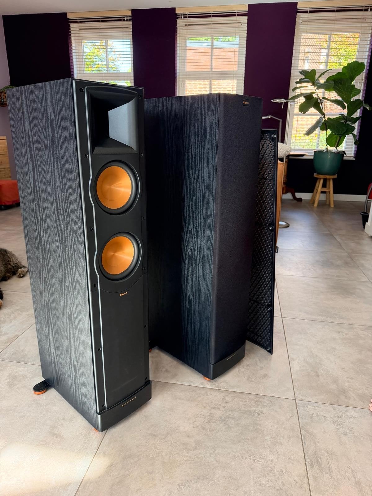 Klipsch Reference Vloer Luidsprekers - Zo goed als nie, Geschikt voor surround/home cinema, Ophalen, Zo goed als nieuw, Vloerstaande luidspreker