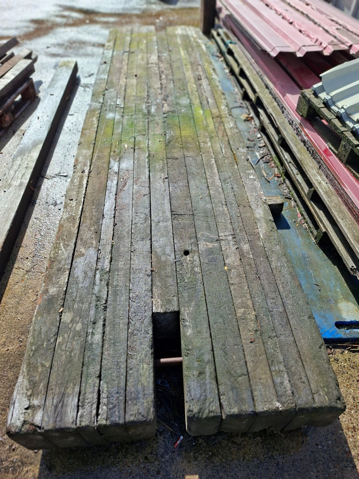 Drageline schot, Ophalen, Gebruikt