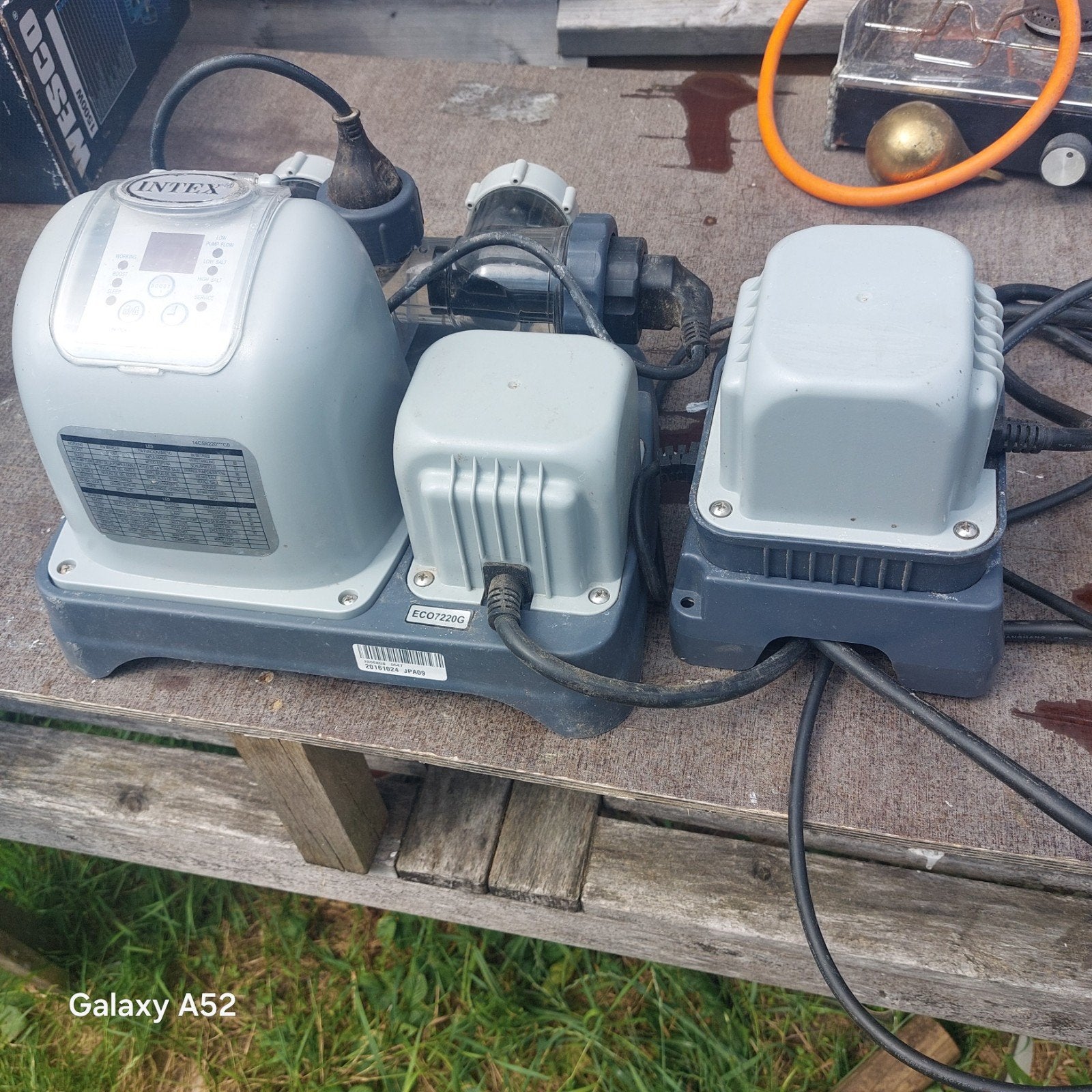 Intex zoutwatersysteem, Tuin en Terras, Ophalen, Gebruikt, Filter