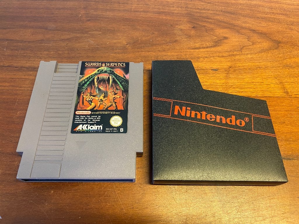 Nintendo NES Swords and Serpents 1985 spel game, Avontuur en Actie, Gebruikt, 1 speler, Ophalen of Verzenden