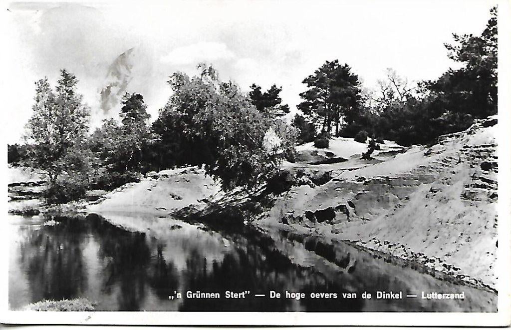 Lutterzand- -'n Grünnen Start- De hoge oevers v.d. Dinkel., Verzenden, 1960 tot 1980, Gelopen, Overijssel