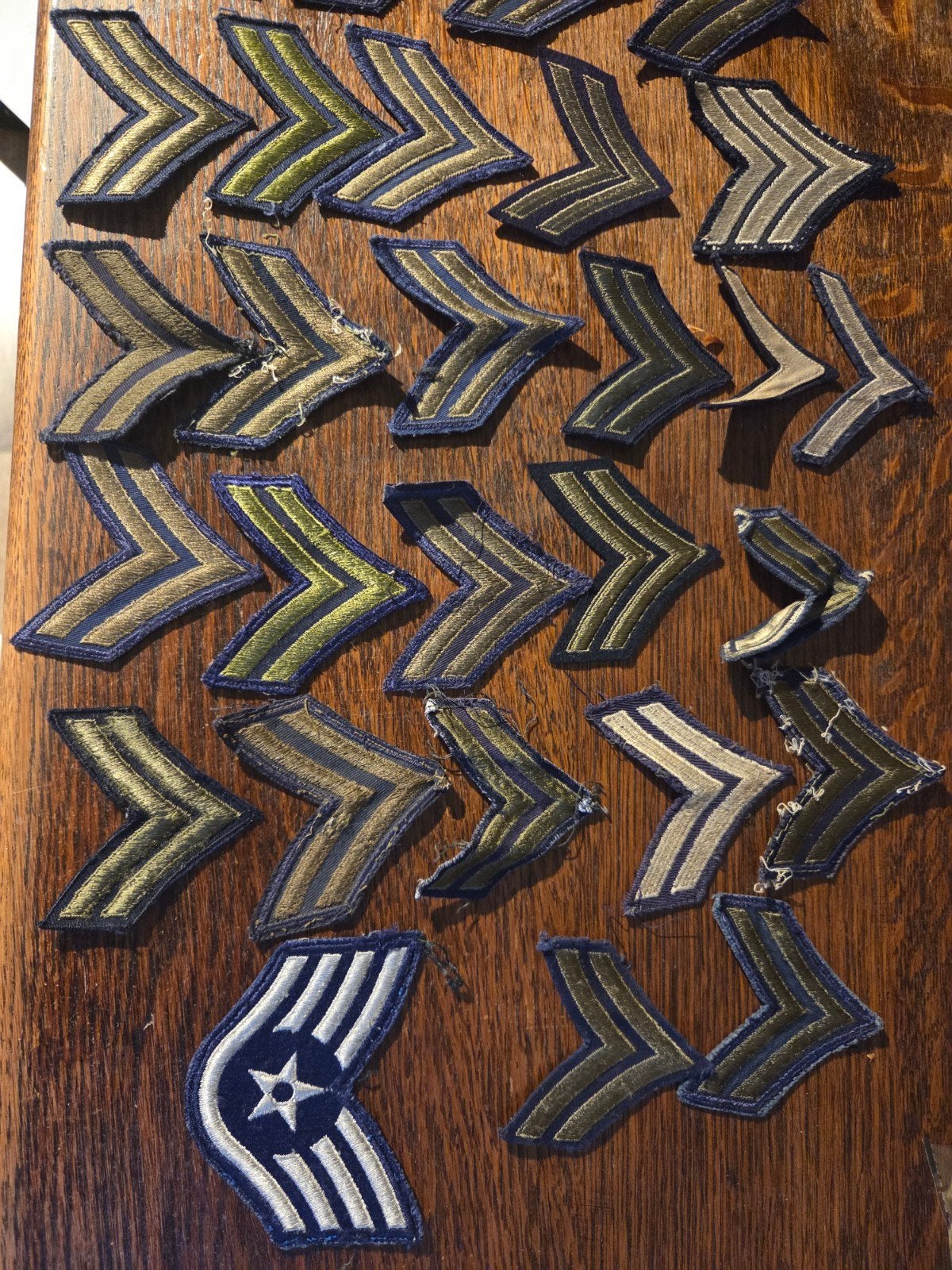 Amerikaanse rangstrepen, Ophalen of Verzenden, Landmacht, Amerika, Embleem of Badge