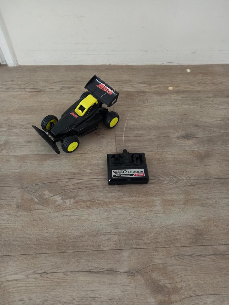 Retro Nikko RC Auto 27MC met Mars Reclame, Hobby en Vrije tijd, Modelbouw | Radiografisch | Auto's, Elektro, Gebruikt, Auto offroad