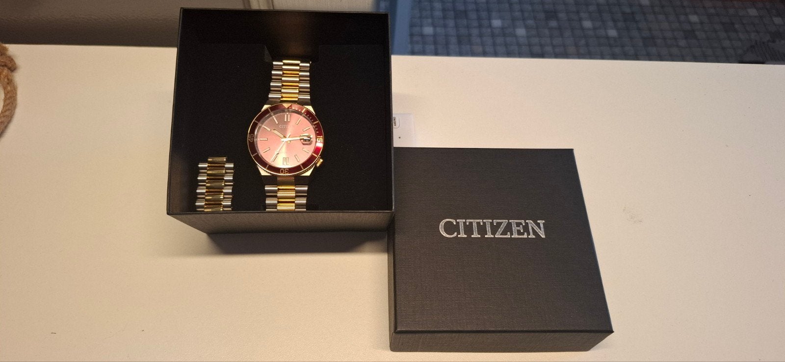 Citizen Tsuyosa Shore NJ0234-58X Automatisch Horloge, Staal, Staal, Ophalen of Verzenden, Zo goed als nieuw