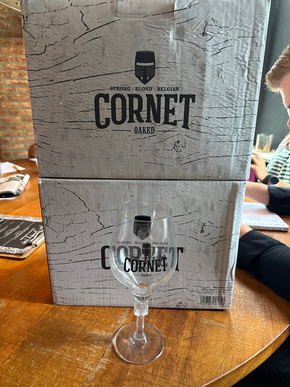 15 Cornet bierglazen, Verzamelen, Biermerken, Ophalen, Zo goed als nieuw, Glas of Glazen, Overige merken