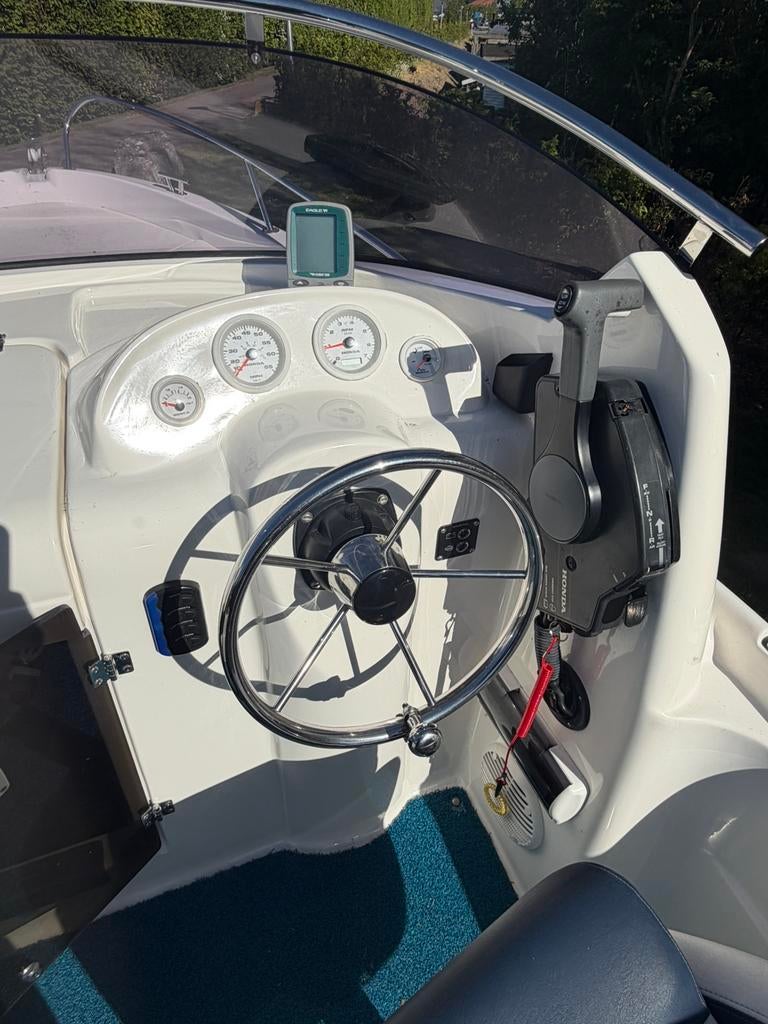 Prins 550 open honda 75pk 4 takt heel veel opties bwj 2010, Watersport en Boten, 10 tot 30 pk, Ophalen of Verzenden, Zo goed als nieuw