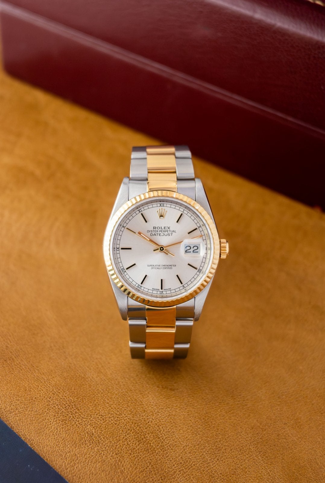 Rolex Datejust 36 Ref. 16233 | Oyster Bracelet | 18K Goud, Sieraden, Tassen en Uiterlijk, Polshorloge, Ophalen of Verzenden, Zo goed als nieuw