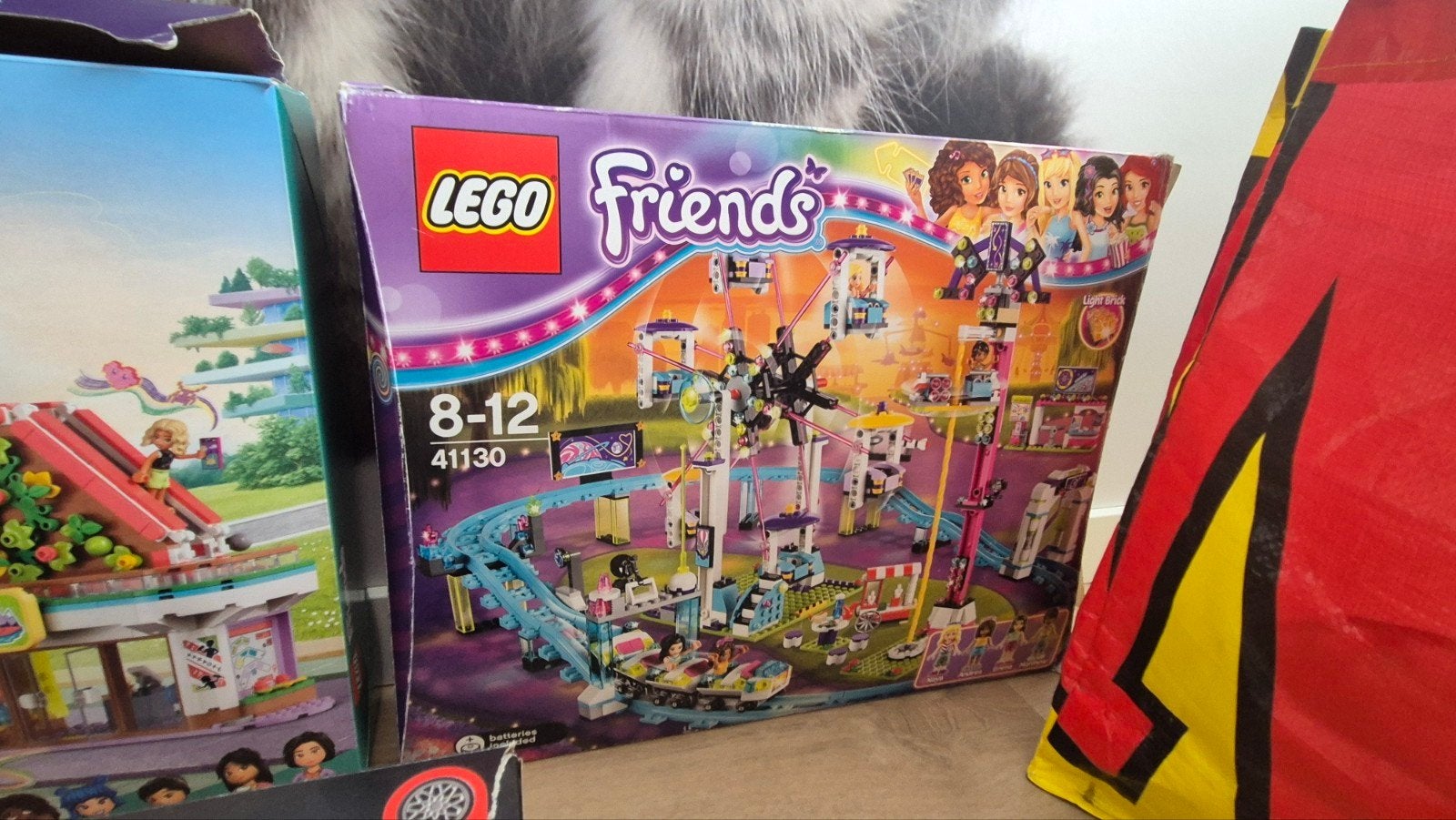 LEGO Friends 41130 – Pretpark Achtbaan (met lichtfunctie ), Ophalen of Verzenden, Zo goed als nieuw