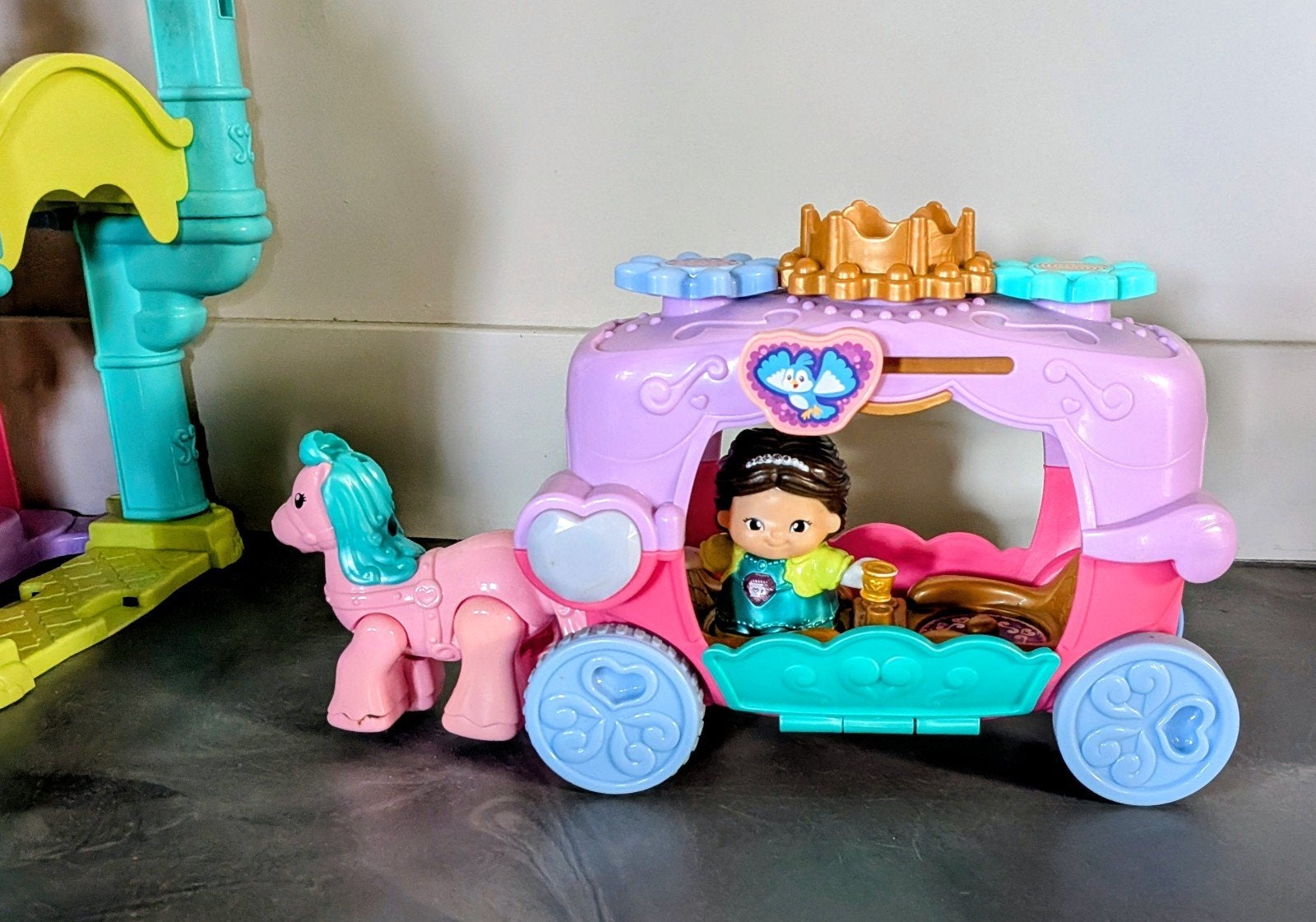 VTech Vrolijke Vriendjes Magische Koets Prinses Tess, Ophalen of Verzenden, Gebruikt, Meisje