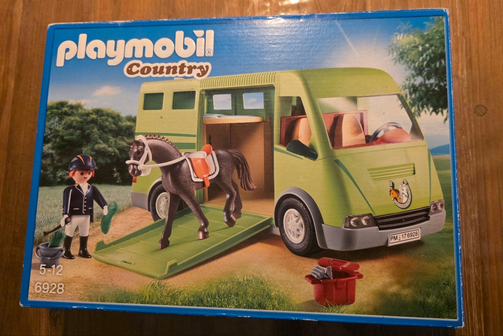 Playmobil Country Paardentransport met paard en ruiter, Ophalen of Verzenden, Zo goed als nieuw, Jongen of Meisje