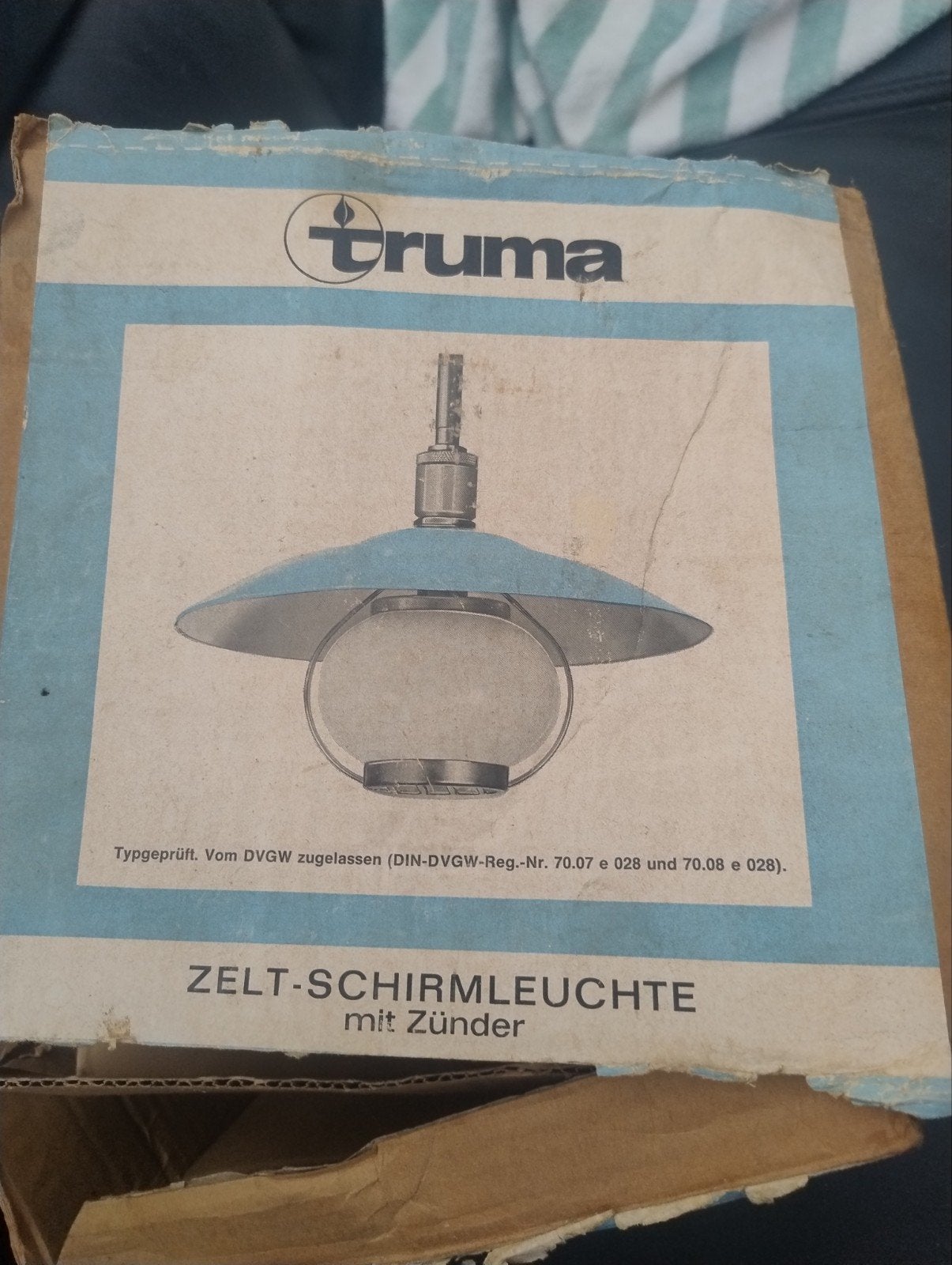 🔴 Vintage Truma gas hanglamp voor tent of caravan, Ophalen of Verzenden