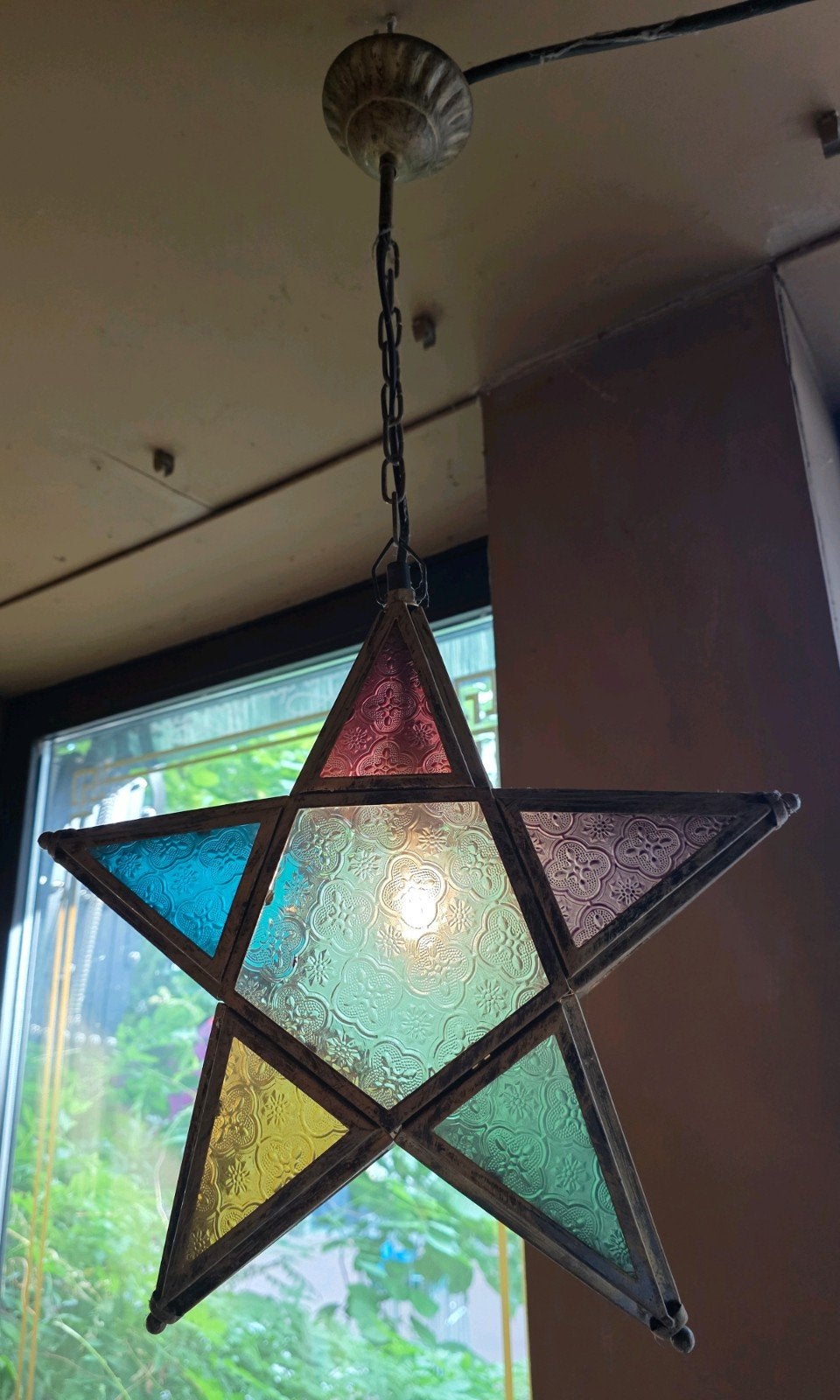 (Kerst) Ster Lampen 2x, Ophalen, Meerkleurig, E14 (klein), Sfeerlamp