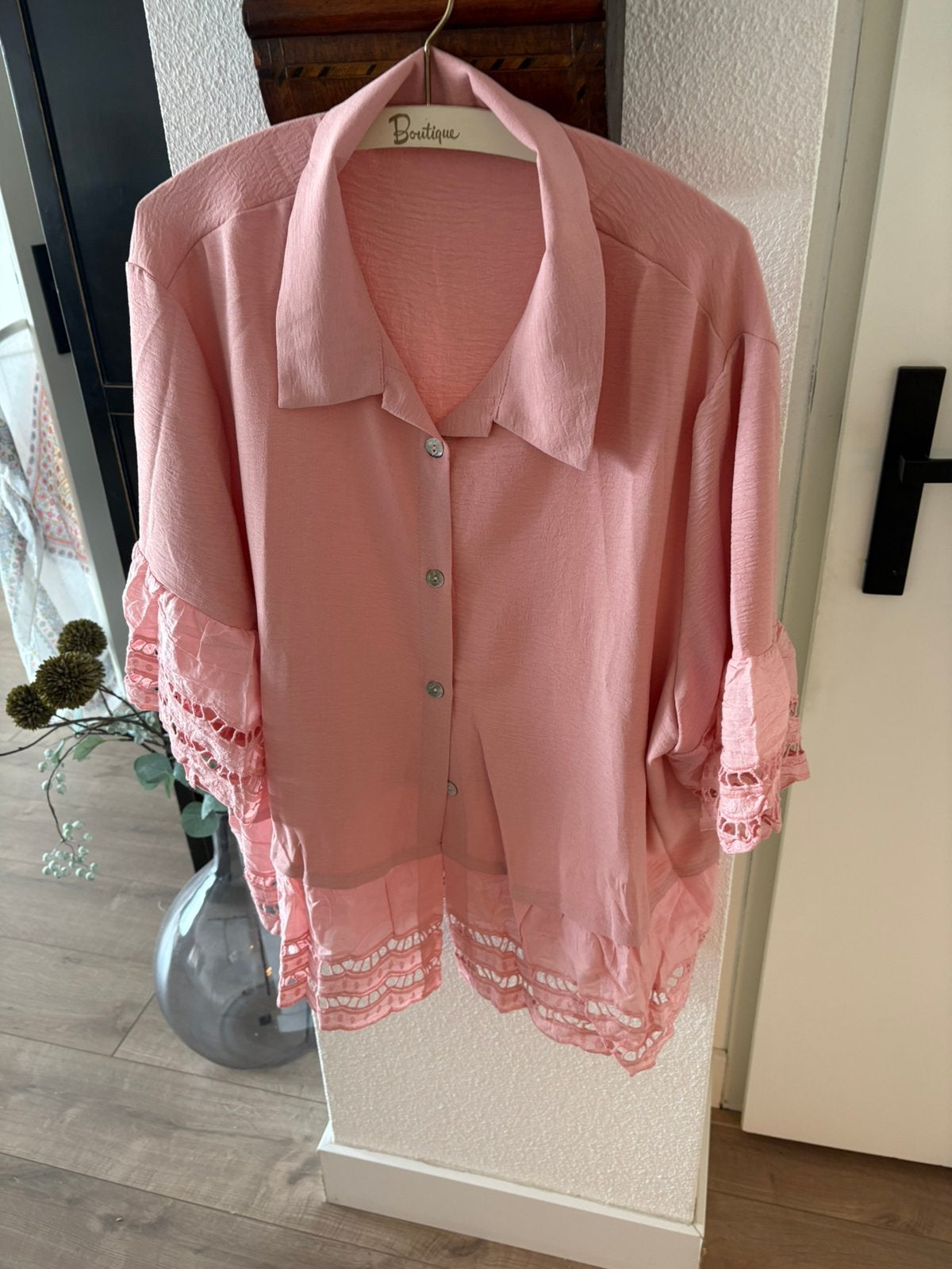 Mooie nieuwe blouse 46/48, Ophalen of Verzenden, Nieuw, Roze, Blouse of Tuniek