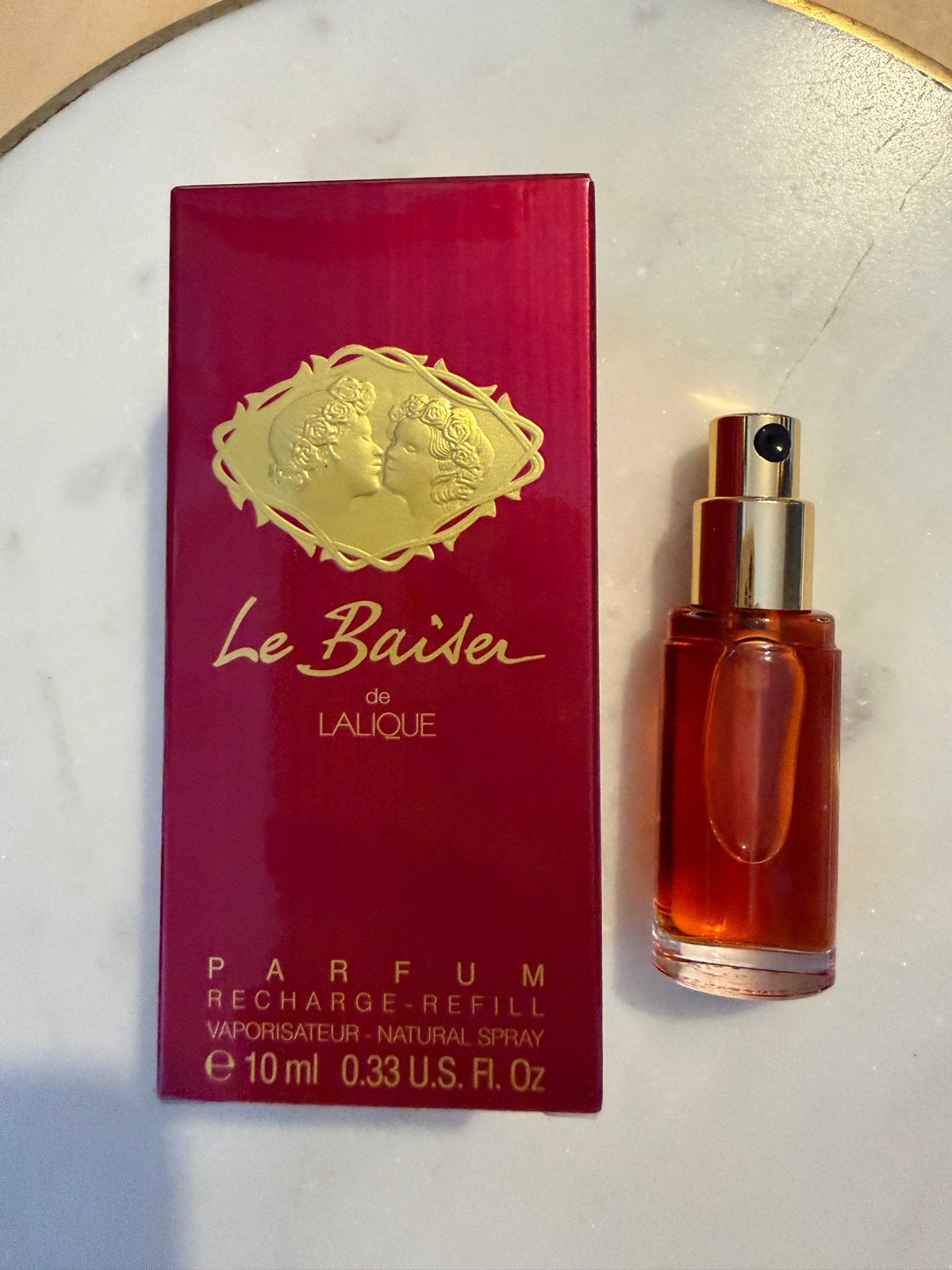 Lalique Le Baiser Parfum Refill 10ml - Nieuw, Ophalen of Verzenden, Nieuw